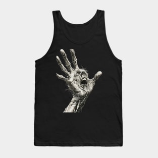 The Unnatural Awakening: What Are We Becoming on a Dark Background Tank Top